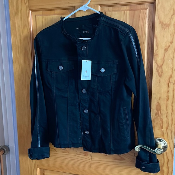 Skinny Girl Black Jean Jacket - Picture 1 of 1